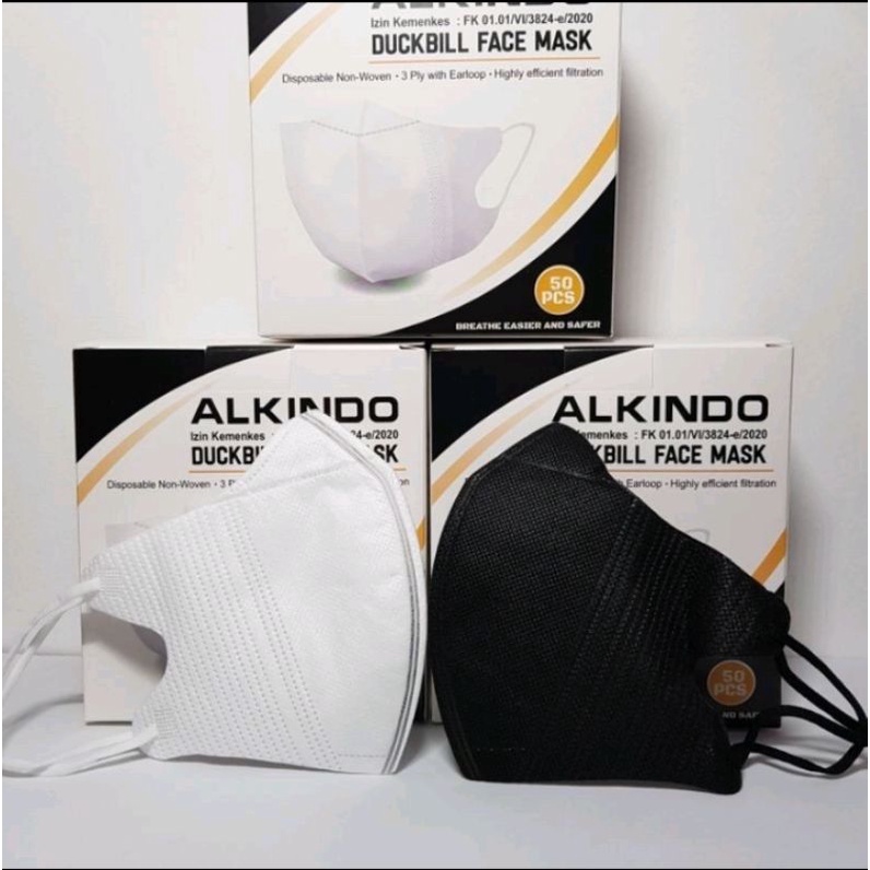Masker Duckbill Garis ALKINDO