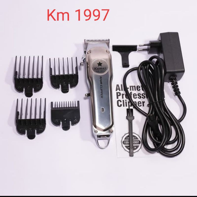 KEMEI km 1997 Mesin cukur rambut. Hair clipper. Mesin alat cukur rambut charger