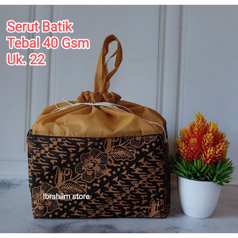 TERLARIS TAS HAJATAN SERUT BATIK UKURAN  22x22 TAS HAJATAN MURAH TAS BERKAT BATIK MURAH