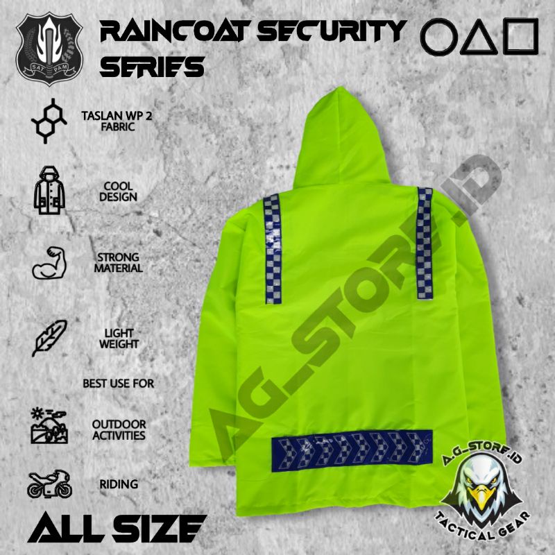 Jas hujan security polos