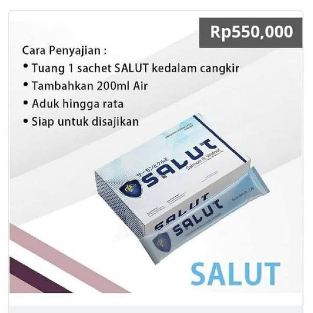 

SALUT (salmon ovary & walnut ) minuman kesehatan MCI