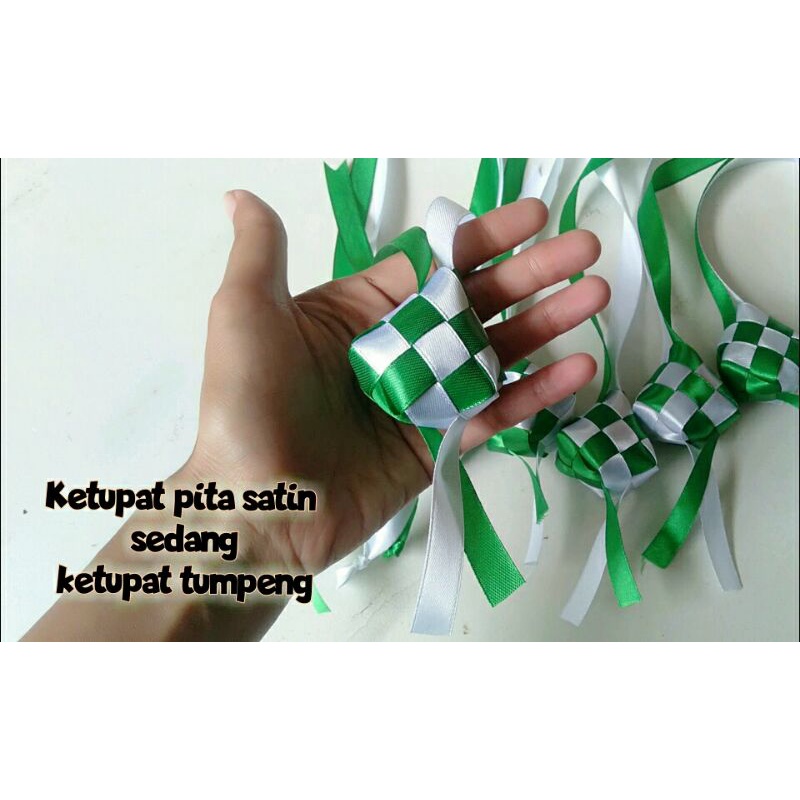 

Ketupat pita lebaran||ketupat pita satin||ketupat lebaran