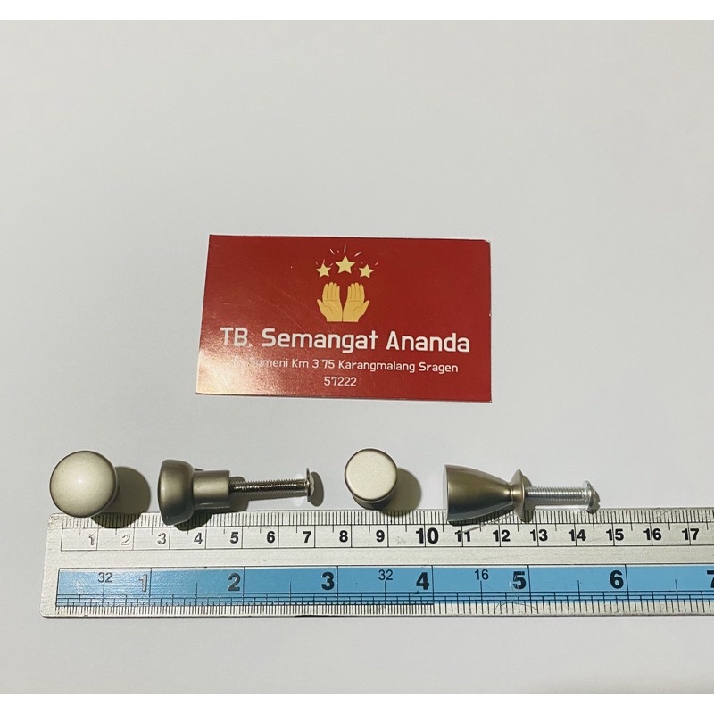 knob stainlees | tarikan laci | knob laci