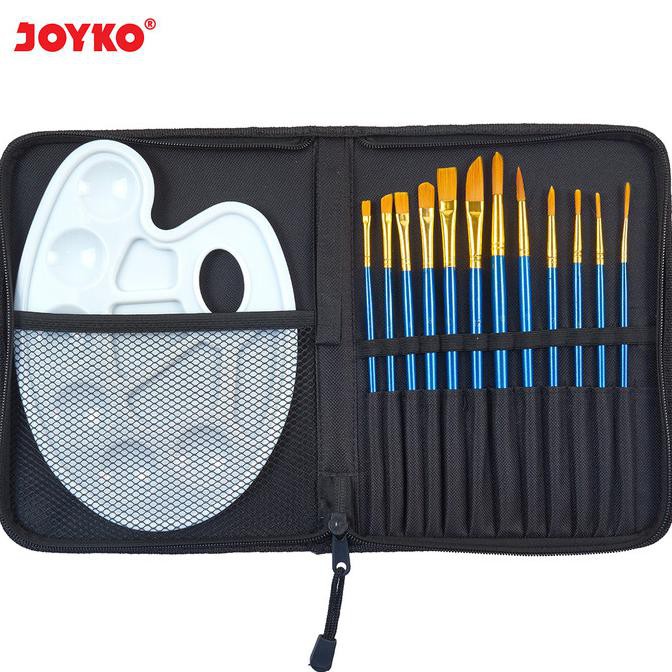 

Cuci Gudang Awal Tahun Art Brush Set Alat Lukis Kuas Cat Air Minyak Acrylic Joyko BRS-7 Cuci Gudang