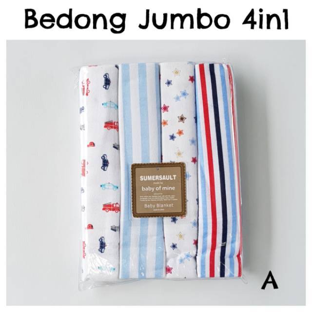 Bedong Bayi Jumbo 4in1