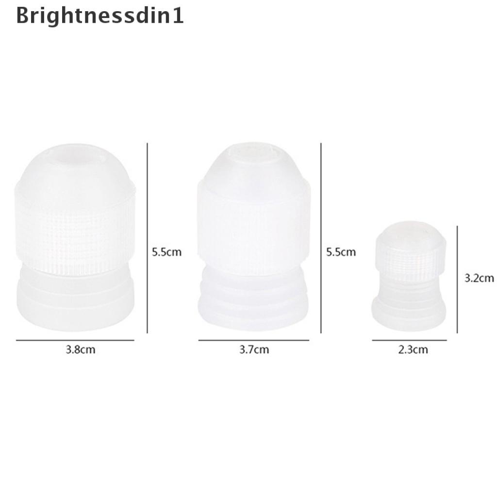 [Brightnessdin1] Small Middle Large Coupler Adaptor Icing Piping Nozzle Bag Cake Pastry Decor #