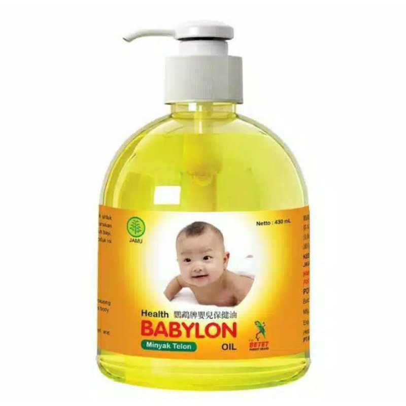 Minyak Telon Babylon Pump 430 ml