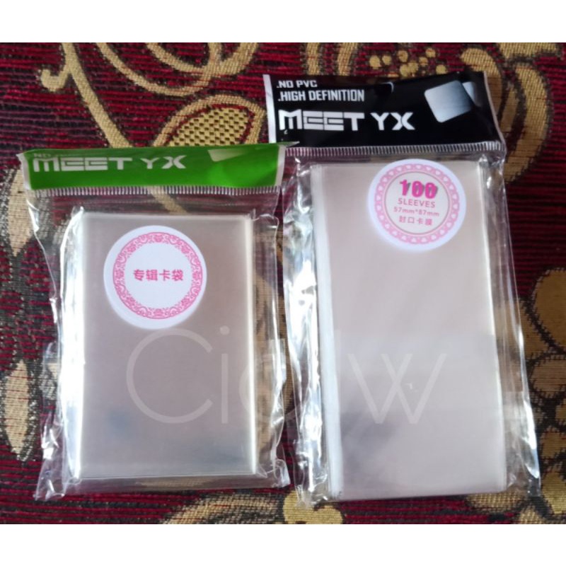 

[Ready Stock] Innersleeve PC (Photocard) MEET NON SEAL /SEAL 120micron 57mm x 87mm