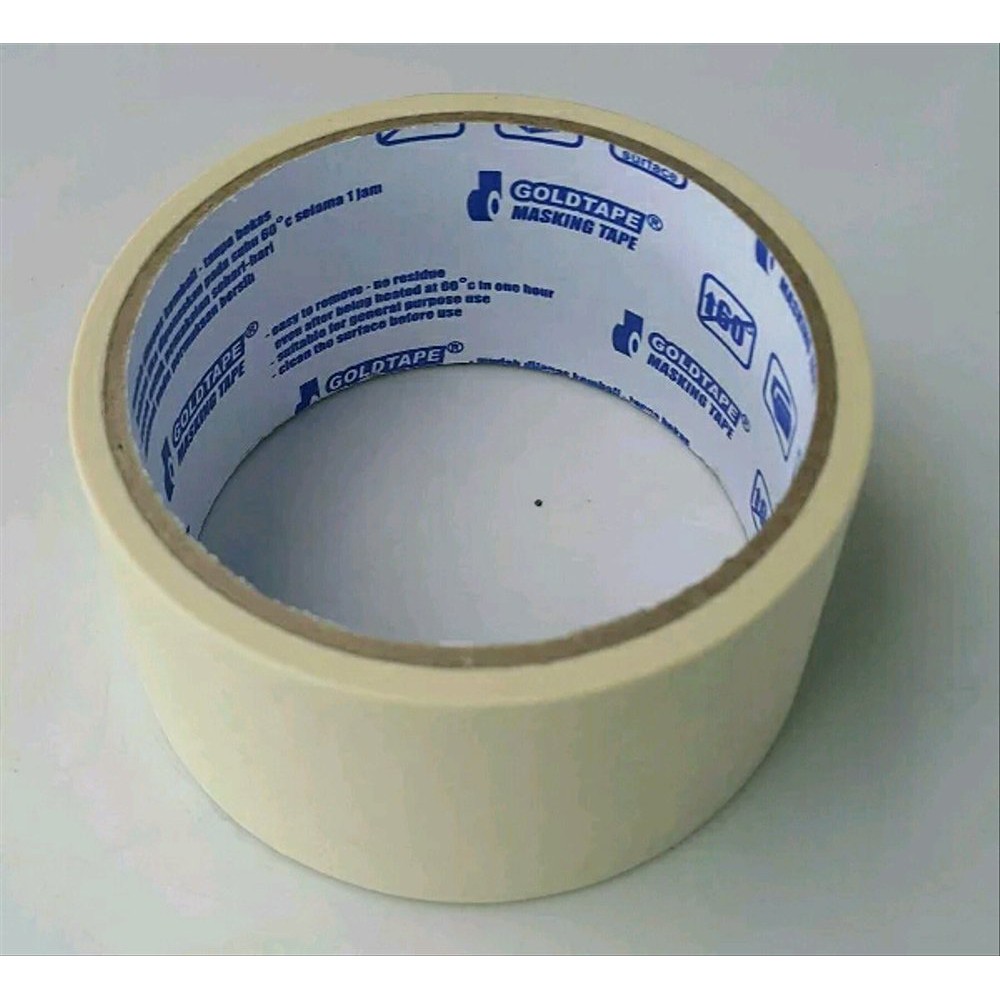 

Jual Masking Tape Lakban Solasi Isolasi Kertas Gold Tape 2 inchi 50 mm Motor Mobil Berkualitas