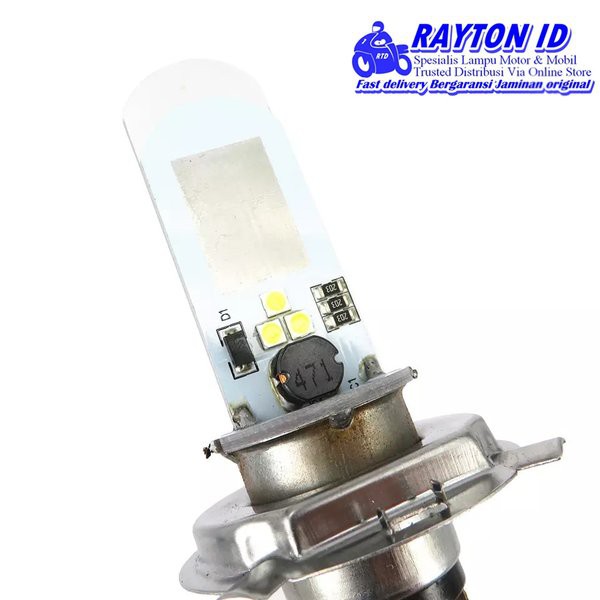 Lampu utama H4 Vixion Byson Tiger headlamp bohlam led motor RTD M11K