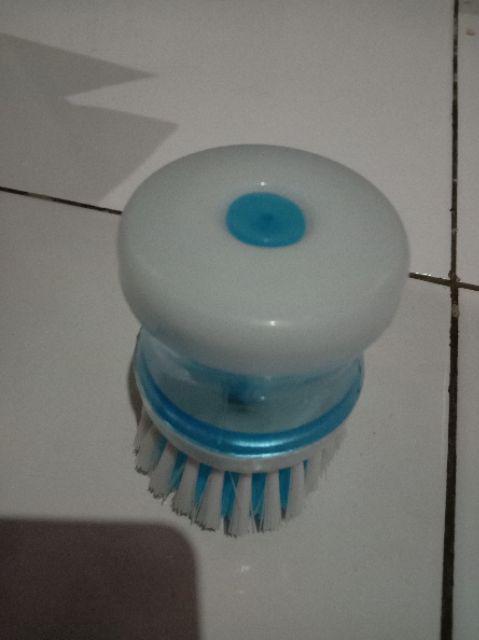 Alat Sikat Panci Inovatif Dispenser Sabun Cair Brush Soap Dapur Piring