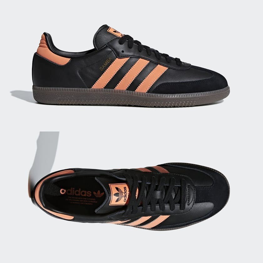 adidas samba black and orange