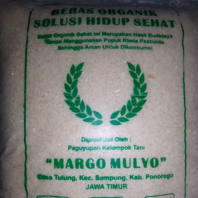 Beras pandan wangi organik 5kg