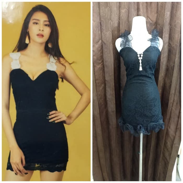 Dress Pesta Mewah Mini Dress Pesta Bridal Mewah Mini Dress Brukat