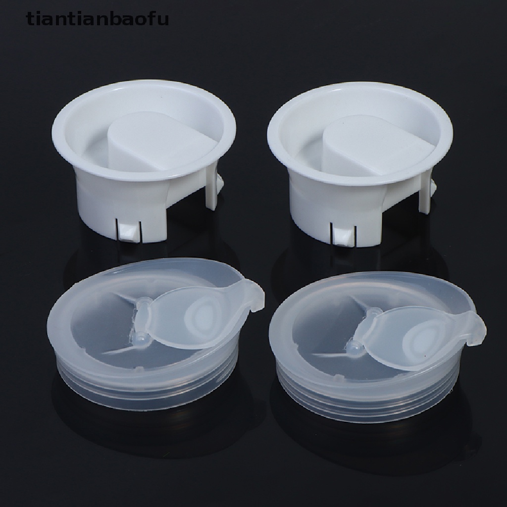 [tiantianbaofu] 2Pcs Glass Hot/Cold Water Carafe Lid Cover Anti-Dust Leakproof Lids Stoppers Boutique