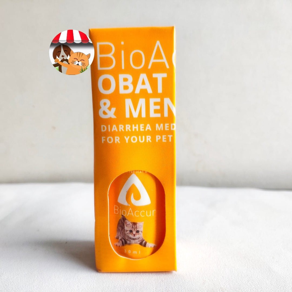 Bio Accur Obat Diare &amp; Mencret 30ml untuk Kucing dan Anjing BioAccur