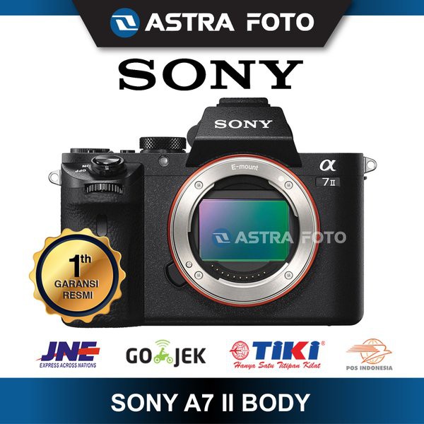 KAMERA DIGITAL SONY A7II BODY ONLY - SONY A7 MARK II BO - SONY ALPHA A7 II MEWAH