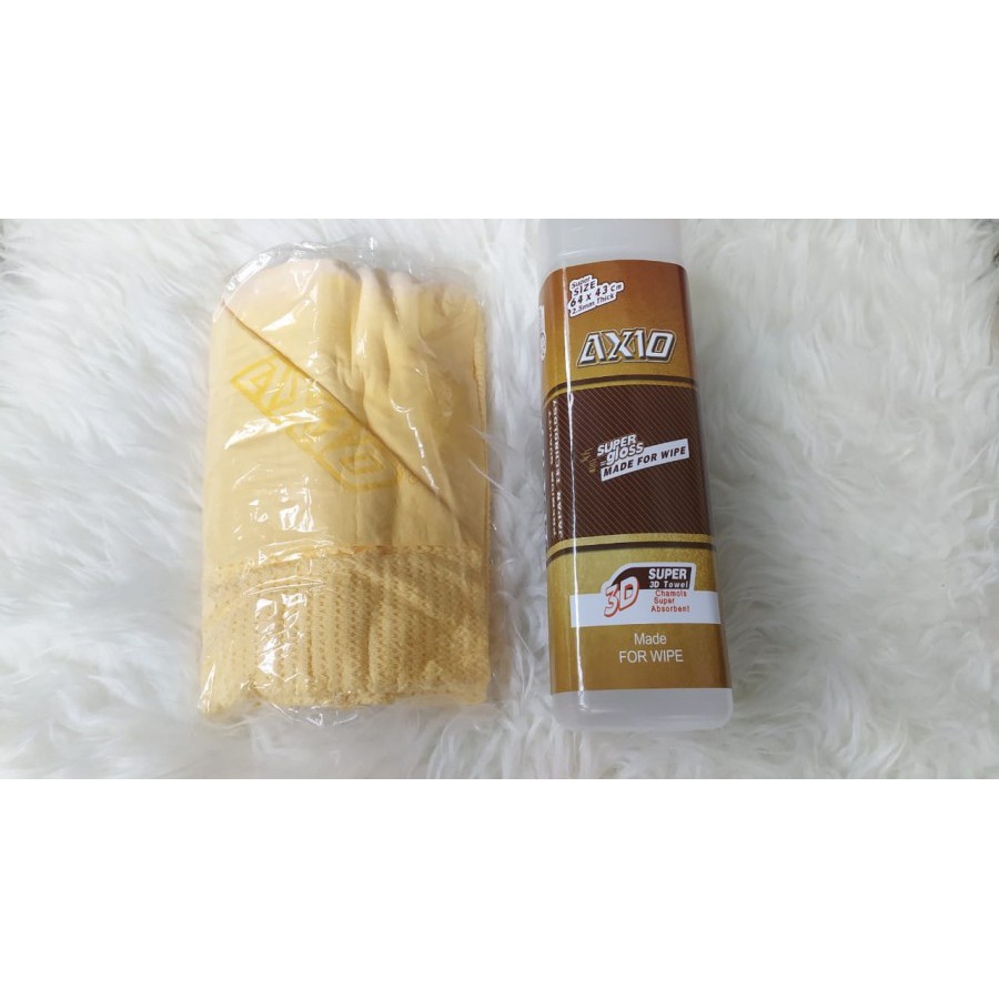 Kanebo Axio JUMBO Ukuran 64cmX43cm Lap Chamois Tebal Premium Serbaguna