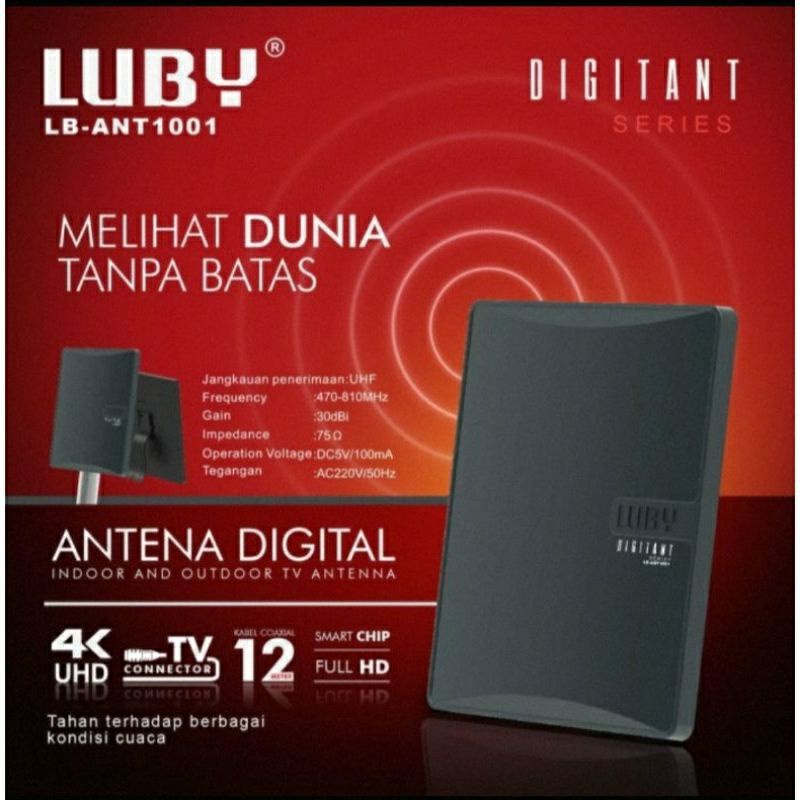 Antena Digital Luby LB-ANT1001 / Antena Indoor Outdoor Luby ANT1002