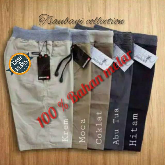  TERBARU  CELANA  PENDEK  CHINOS MODEL  KOLOR  RIP katun 