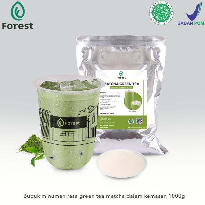 

Bubuk Minuman MATCHA GREEN TEA Powder - FOREST Bubble Drink