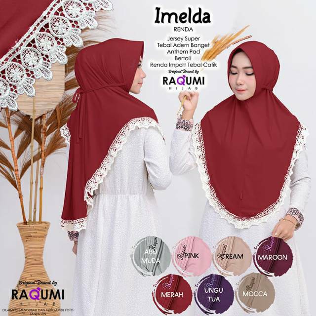 JILBAB INSTANT IMELDA ORI AHFILL / FARRAH ARJUNA HIJAB