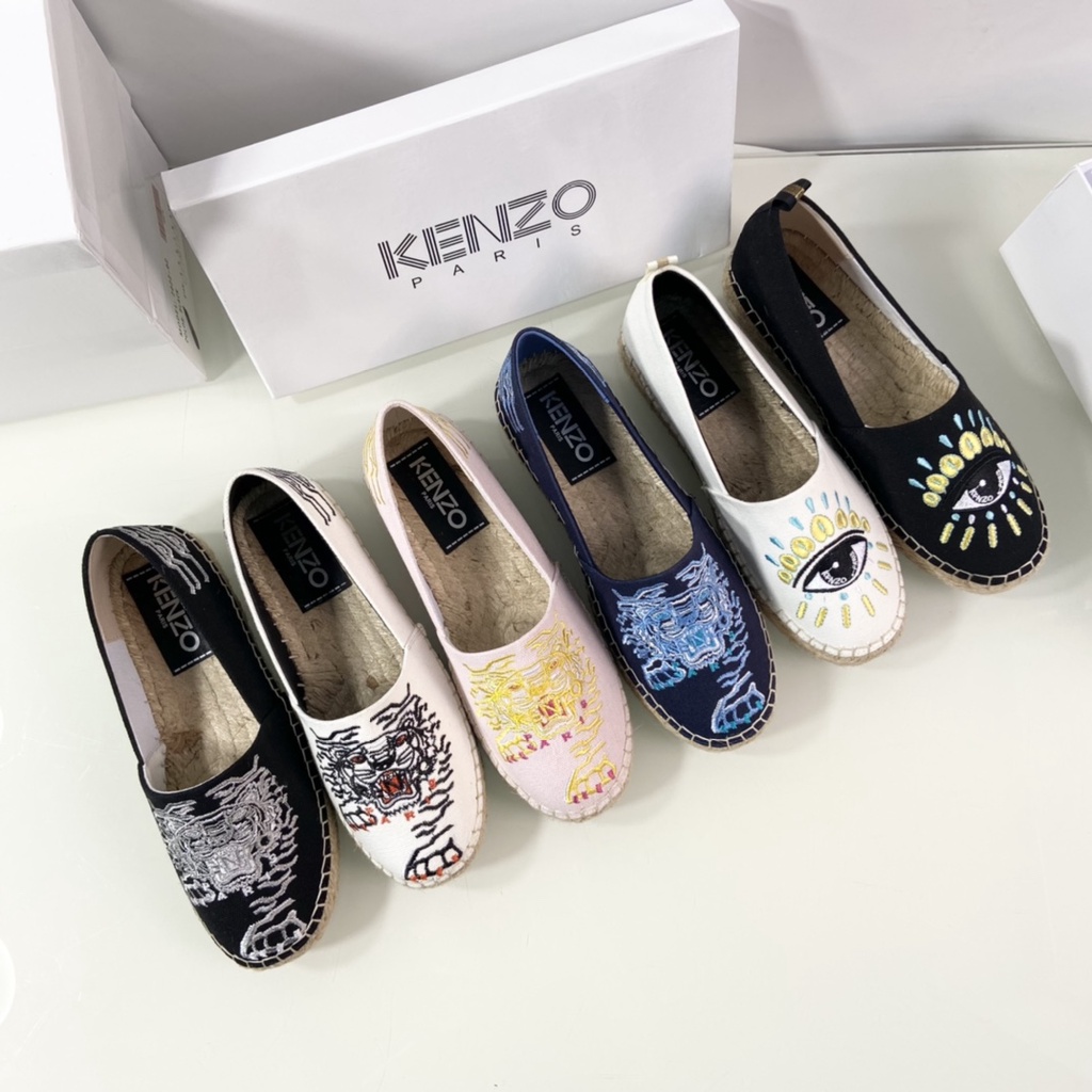 2022 spring new kenzo tiger head fisherman shoes