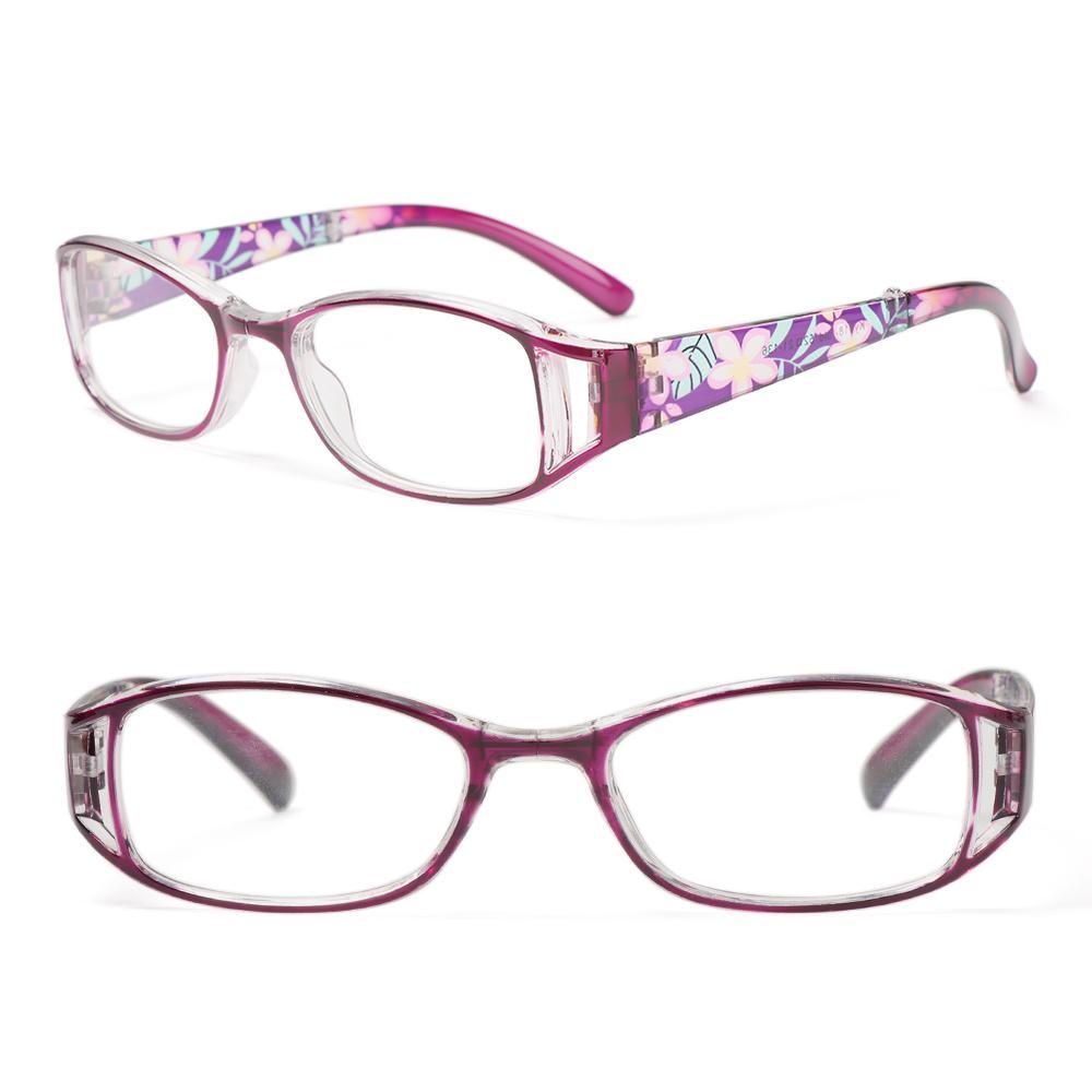 Kacamata Presbiopia Model Lipat Anti blue Light Motif Print Bunga