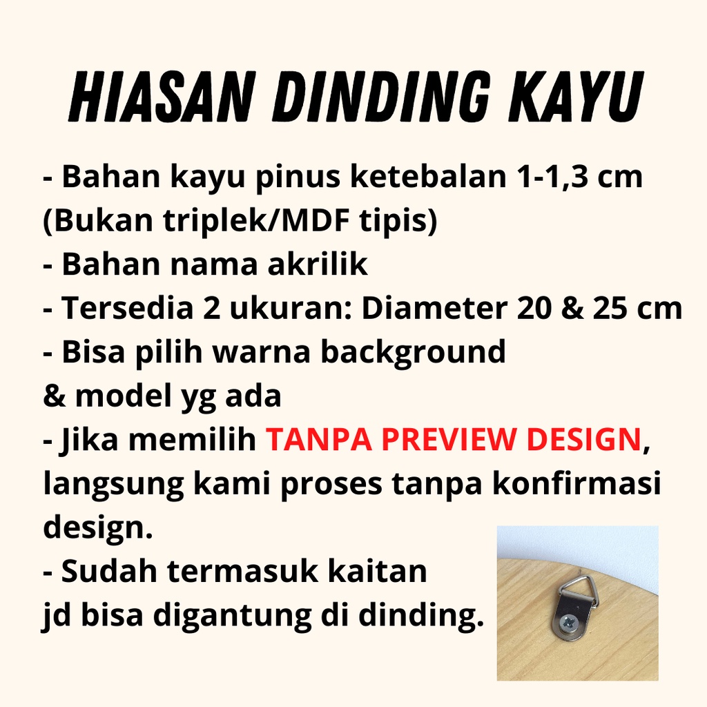 ALEESHA BOARD HIASAN DINDING KAYU KADO MEWAH CANTIK BAYI ANAK LUCU