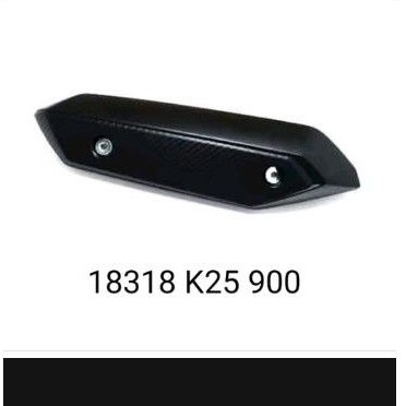 18318-K25-900 tutup knalpot pelindung knalpot beat f1 stater kasar tahun 2013 2014 asli honda