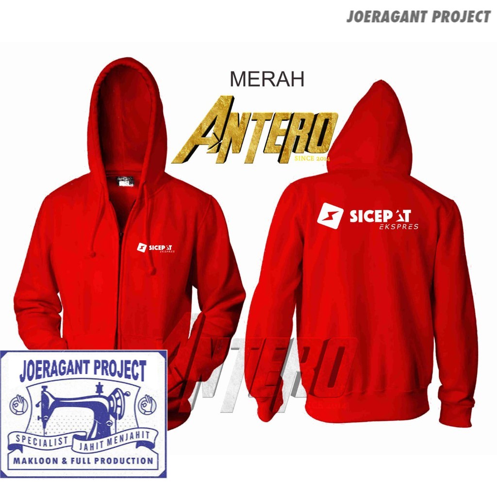 jaket sweater zipper resleting sicepat JP
