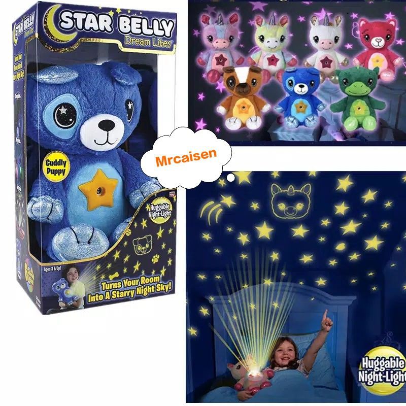 Mrcaisen COD BONEKA STAR BELLY lampu tidur anak