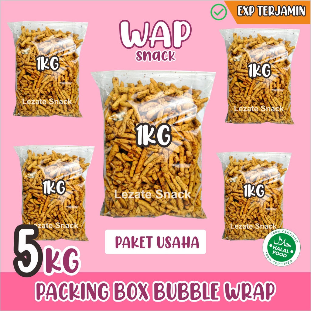 

Paket Usaha Basreng Stik 5KG (1kg x 5pcs) Basreng Daun Jeruk / Basreng Kiloan Pedas Daun Jeruk Basreng Bandung