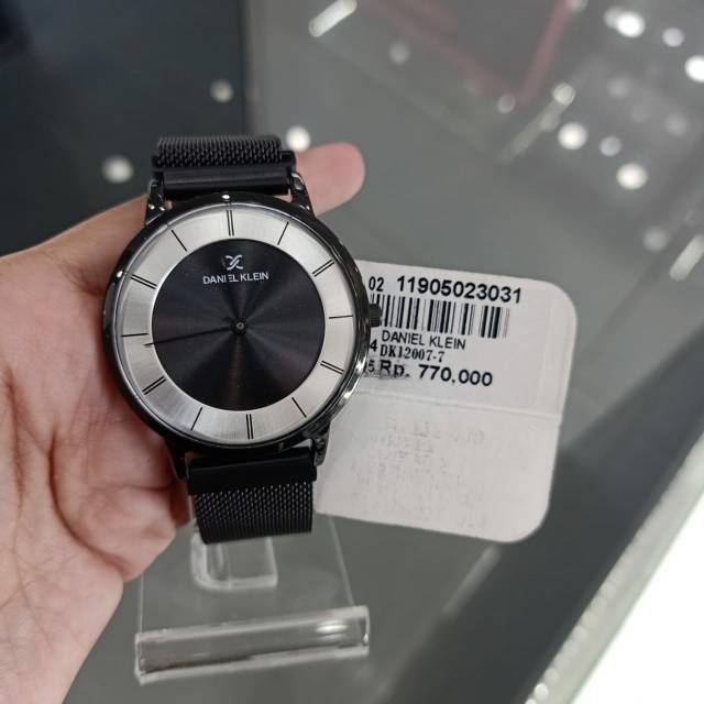 Jam tangan Daniel Klein 12007 Black