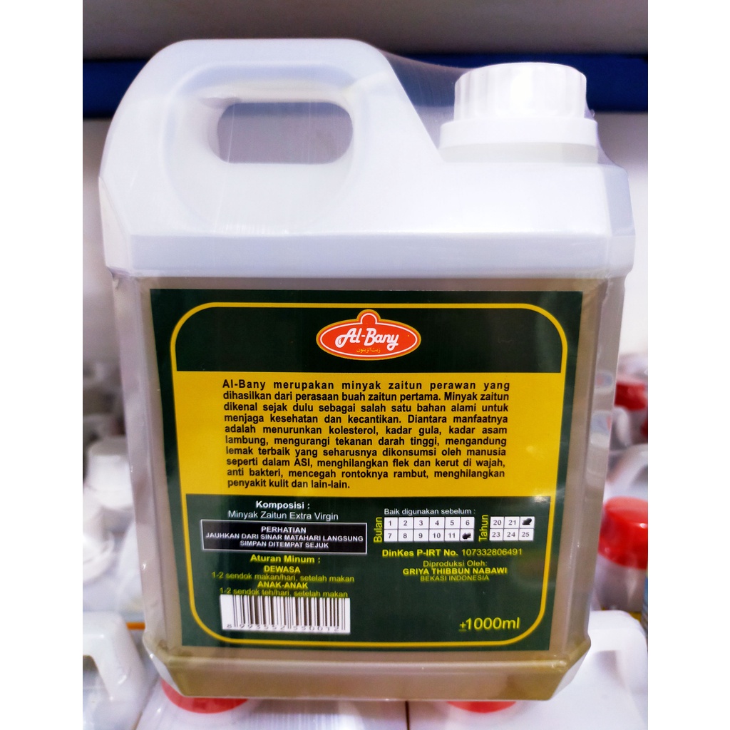 

LAKU Minyak Zaitun Super Extra Virgin Grade A AL-BANY 1ml