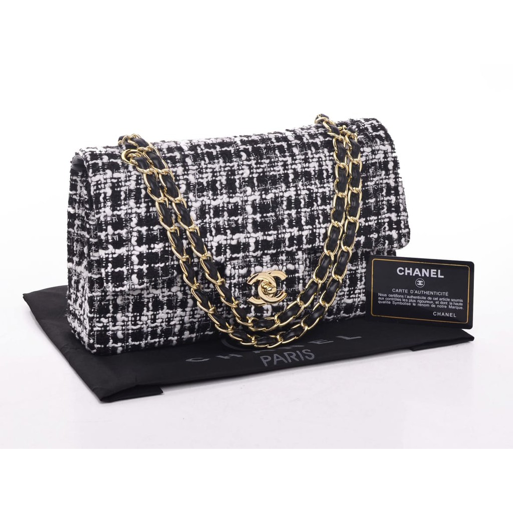Chanel Tweed Classic Flap Bag