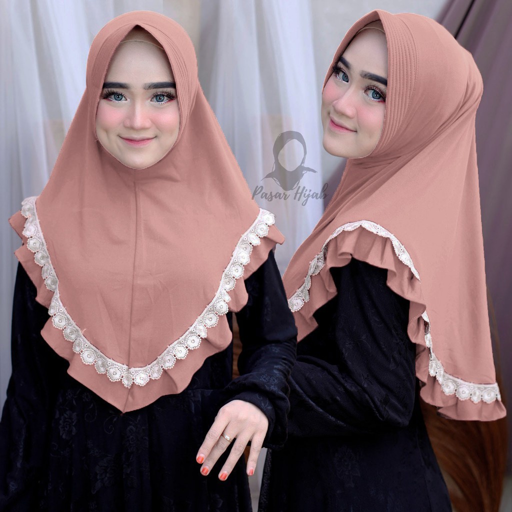 Jilbab Instan Amara HIjab Instan Jersey Premium Kerudung Bergo Pasar Hija'b