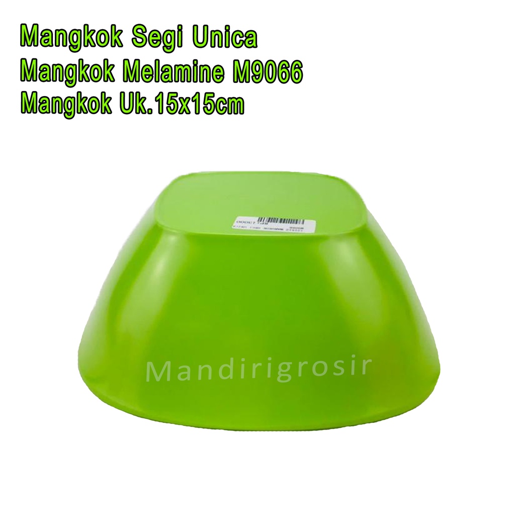 Mangkok Segi Unica *Mangkok Melamine * Mangkok M9066 * Uk.15x15cm