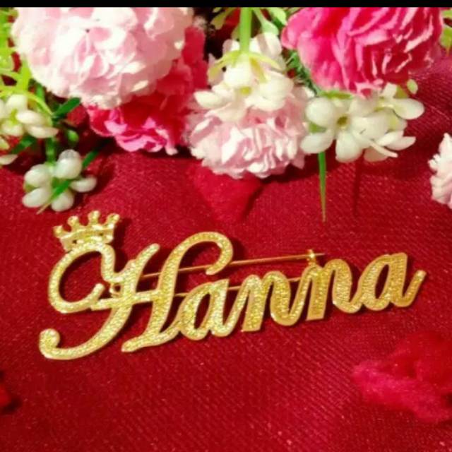 Bros Nama Kekinian Gold Grafir Untuk Jilbab