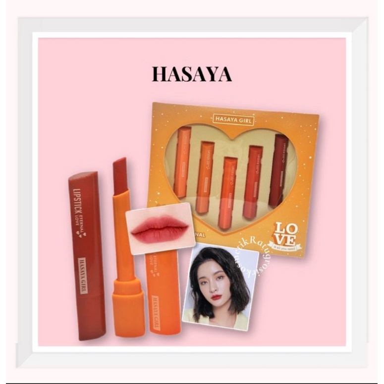 [PER PACK] LIPSTIK BE MINE ETERNAL LOVE HASAYA GIRL NO.HH1050