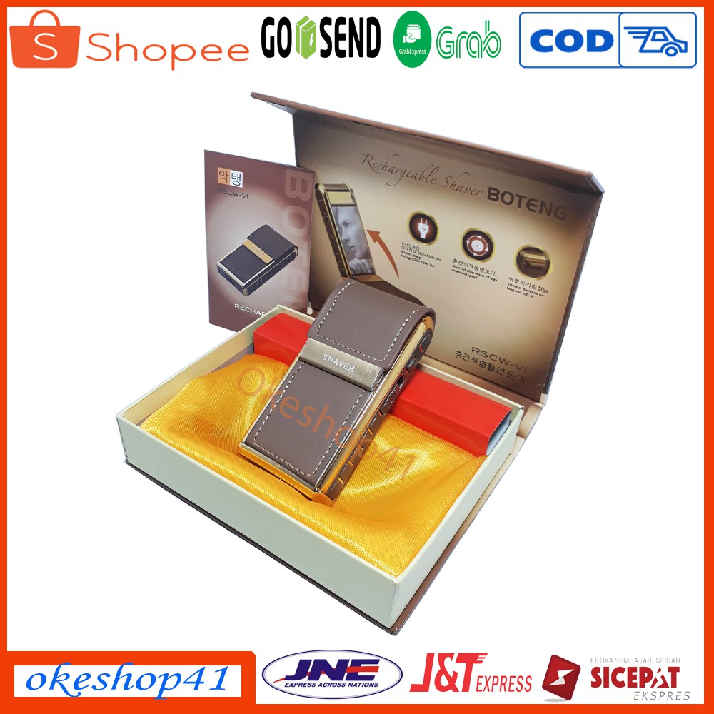 Boteng Alat Cukur Kumis dan Jenggot Rscw-V1 Shaver Elektrik
