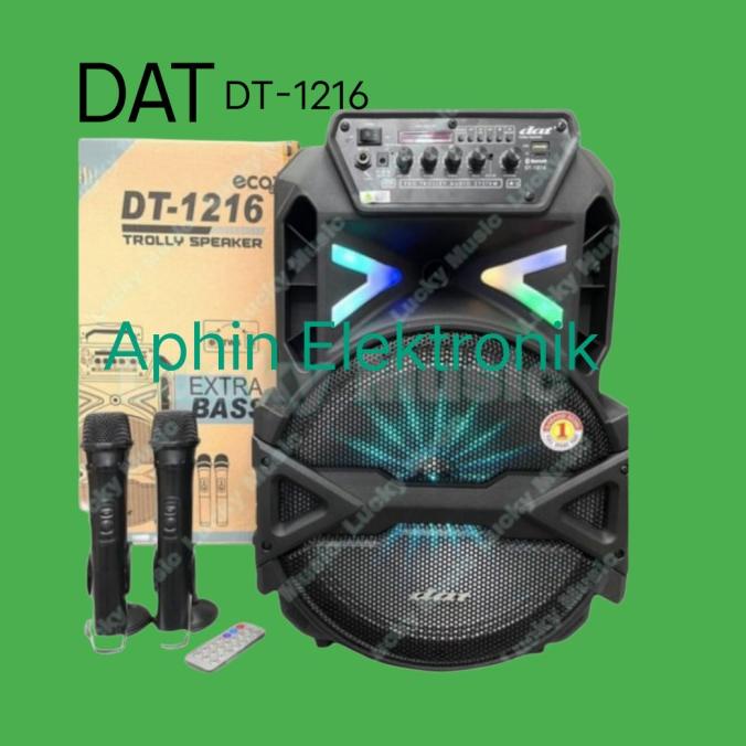 Speaker Portable Aktif Dat 12 Inch Dt-1206 Speaker Bluetooth Jansenalnando