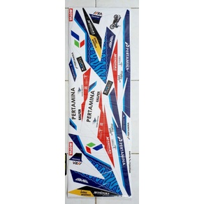 Striping lis sticker variasi motor satria Fu injection "mandalika"