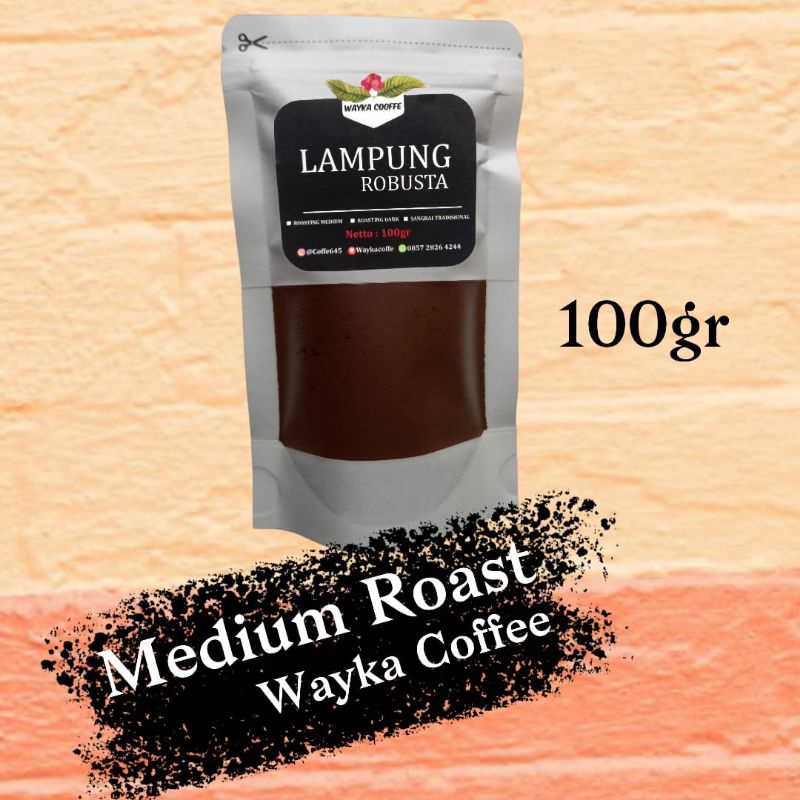 

Kopi Robusta Lampung 100gr (Roasting Medium)