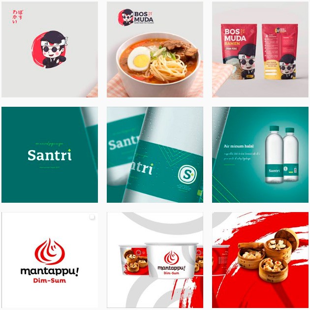 Jasa Pembuatan Logo Premium laundry mie lidi botol nasi goreng box kuning bakar hitam pempek parfum