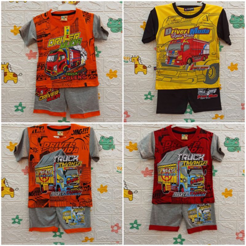 KAOS TRUK ANAK/ MURAH BAHAN TEBAL ADEM BEST SELLER