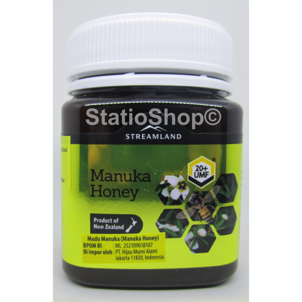 

Madu Streamland Manuka Honey UMF20+ 250 gram Original New Zealand
