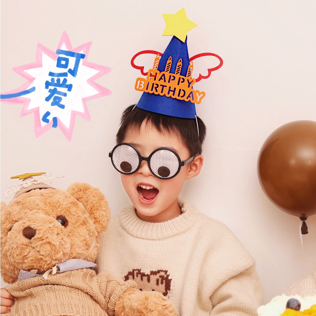 COD❤️Kacamata Happy Birthday/Kacamata Ulang Tahun Birthday Glsses Untuk Dekorasi Pesta Untuk hadiah Ulang Tahun