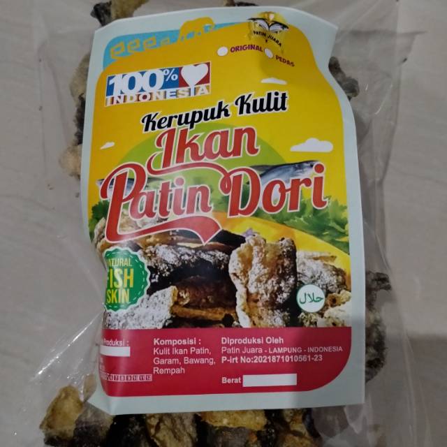 

KERUPUK KULIT IKAN PATIN DORI