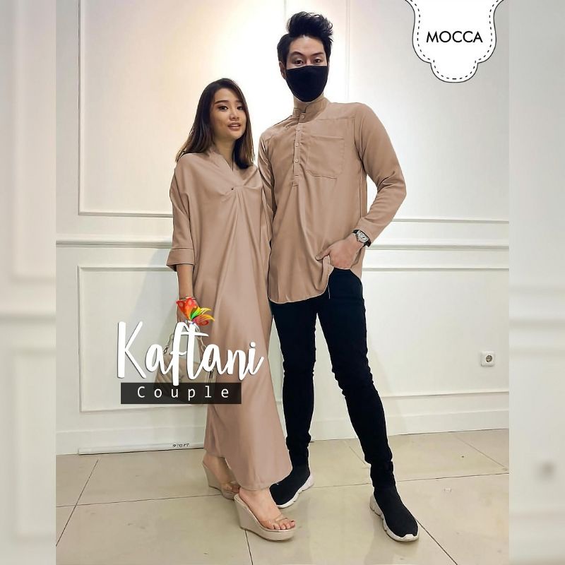 SET KAFTANI COUPLE BAJU LEBARAN PASANGAN